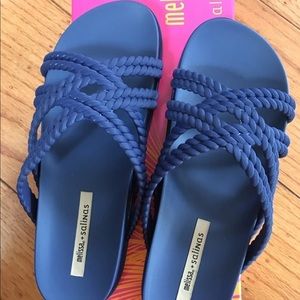 New Melissa Salinas By Melissa Cosmic Slide Sandal